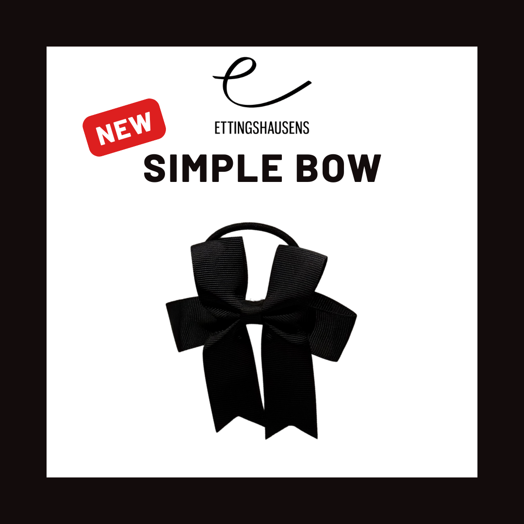 ETTS Simple Black Bow