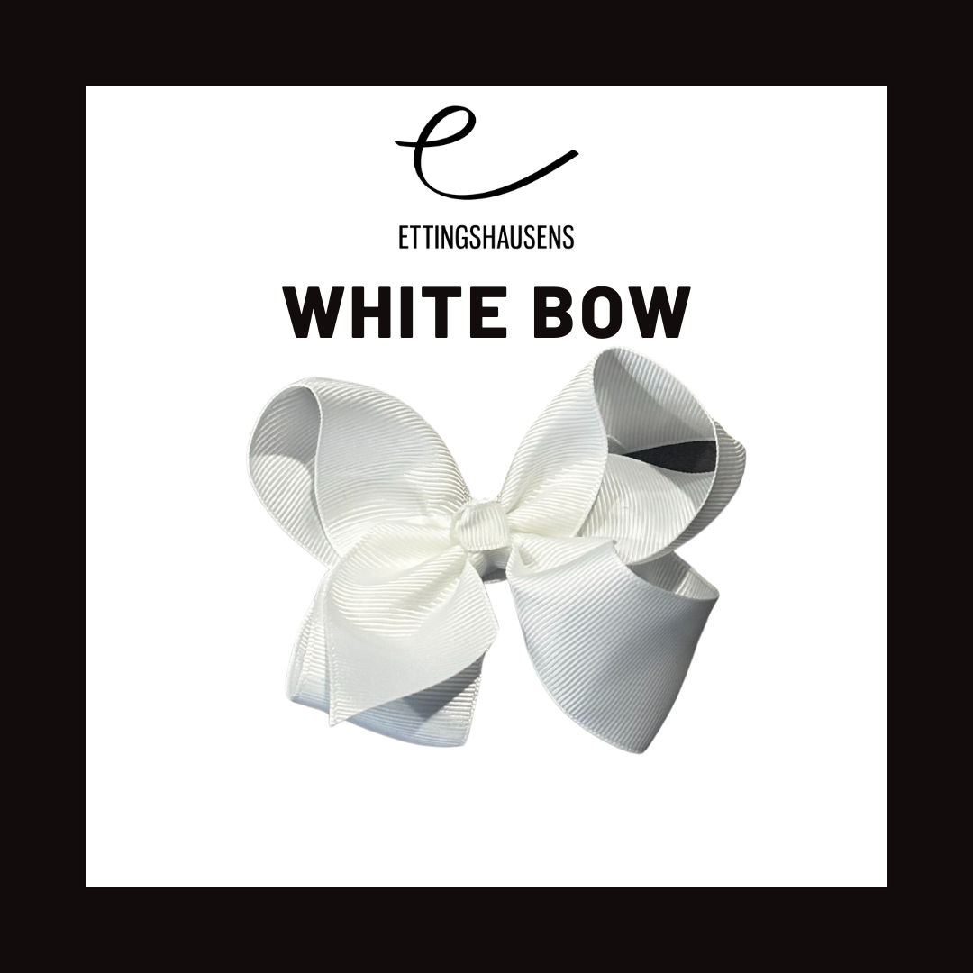 White Hair Bow