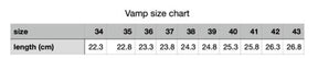 VAMP Vespa Black 4 Inch High Heels (Pre Order)