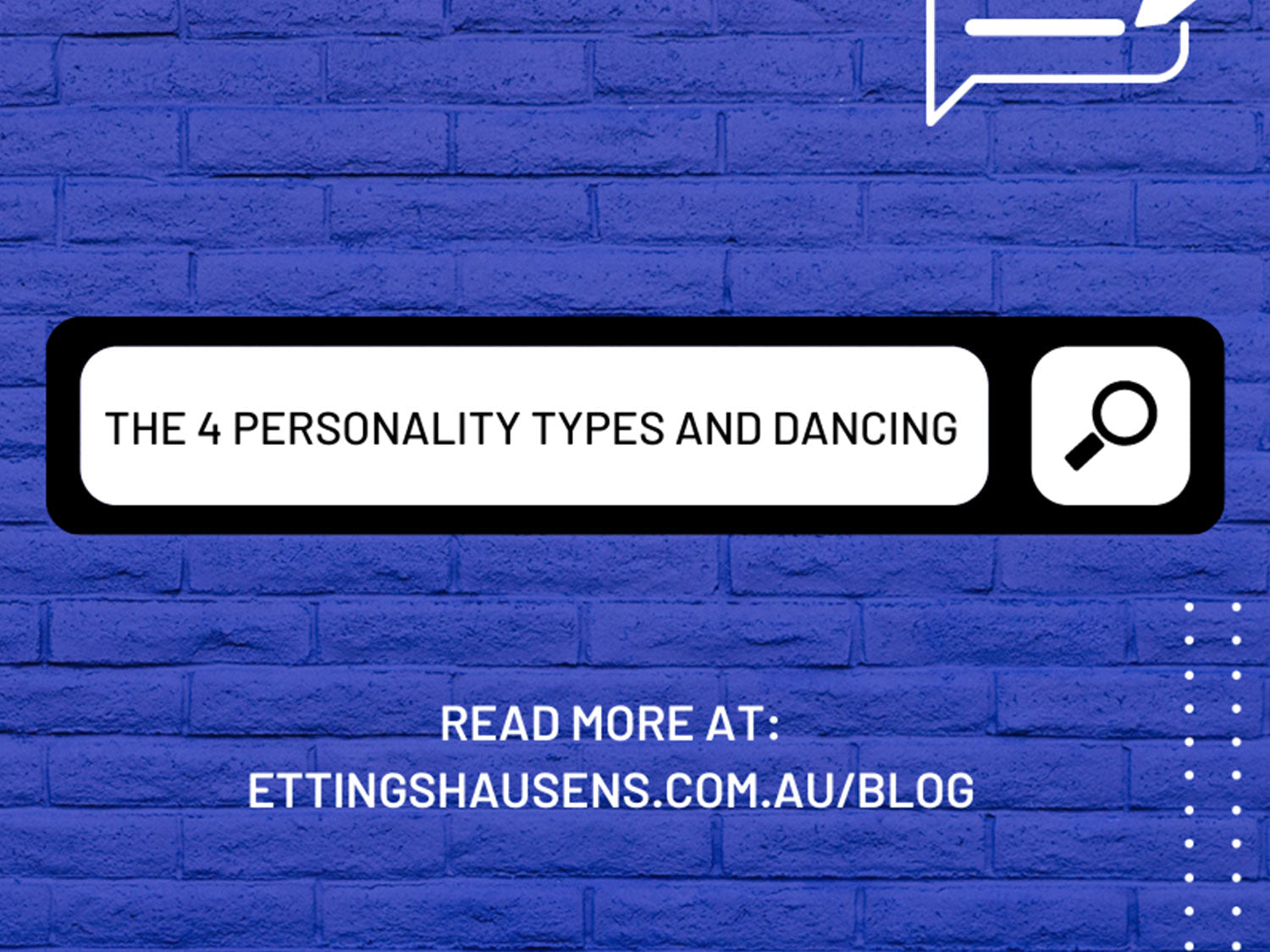 The 4 Personality Types and Dancing