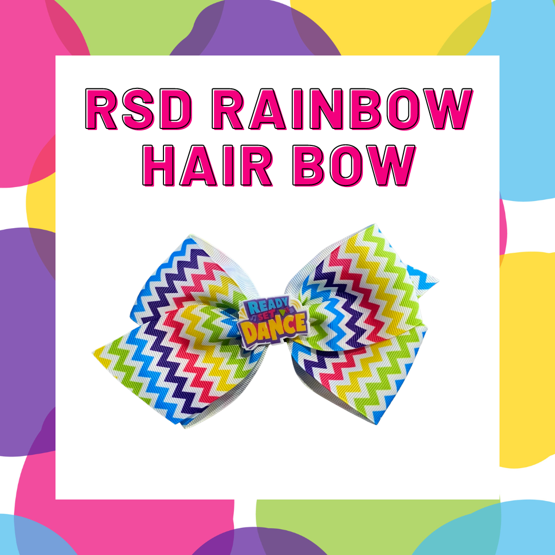 RSD Rainbow Hair Bow
