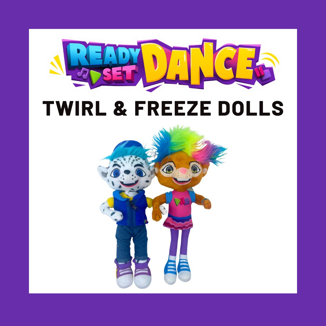 Twirl & Freeze Dolls (sold as pair)