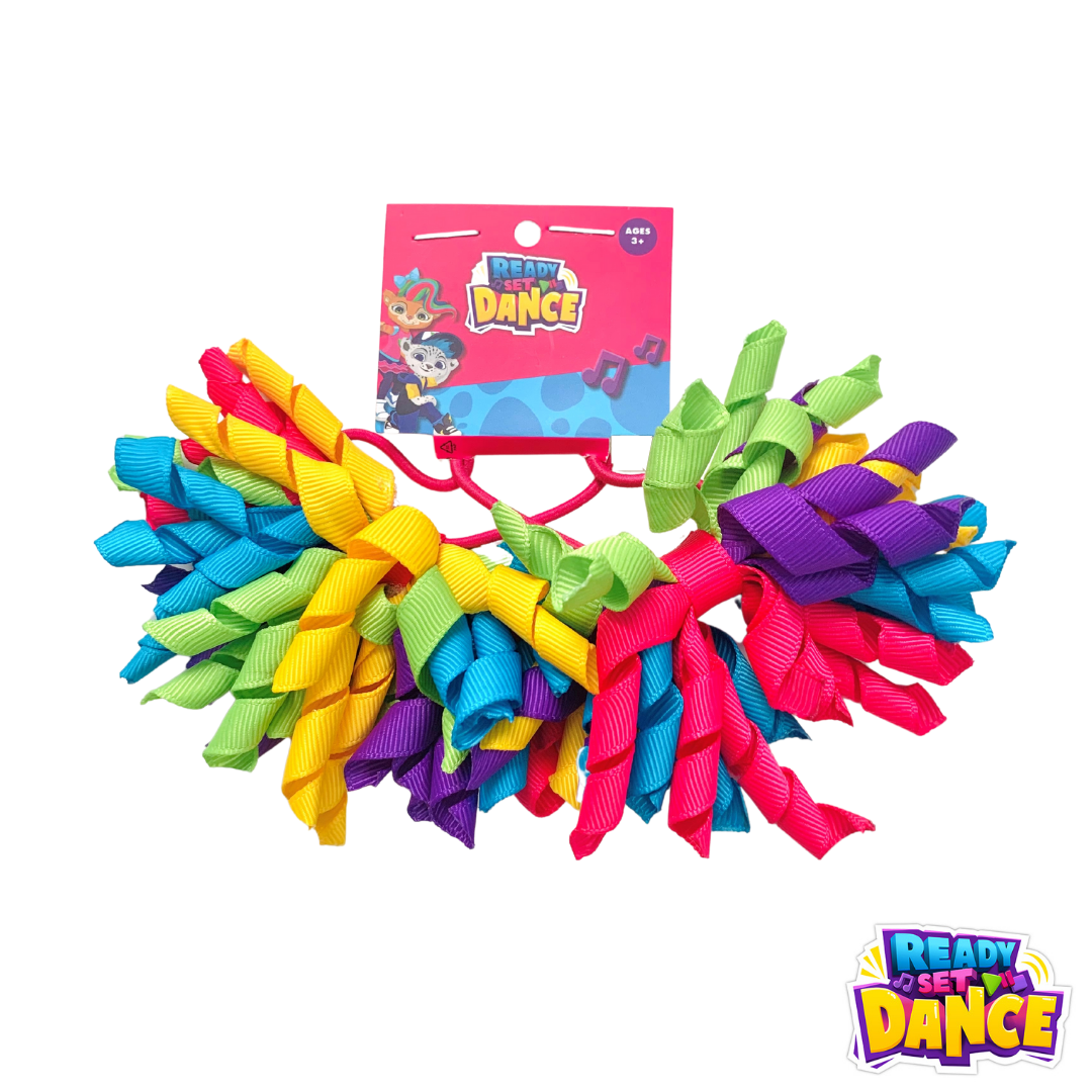 READT SET DANCE Twirly Curly Hair Ties