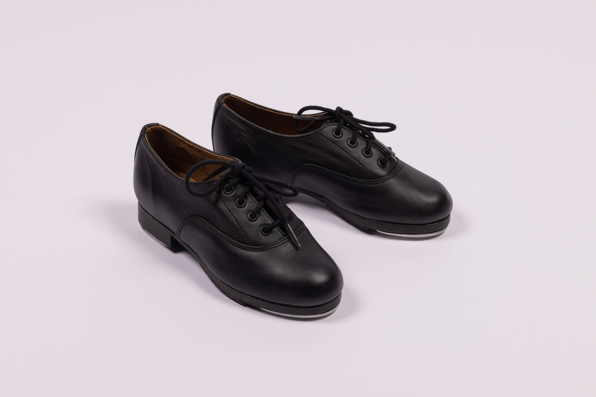 Slick Oxford Black Tap Shoes