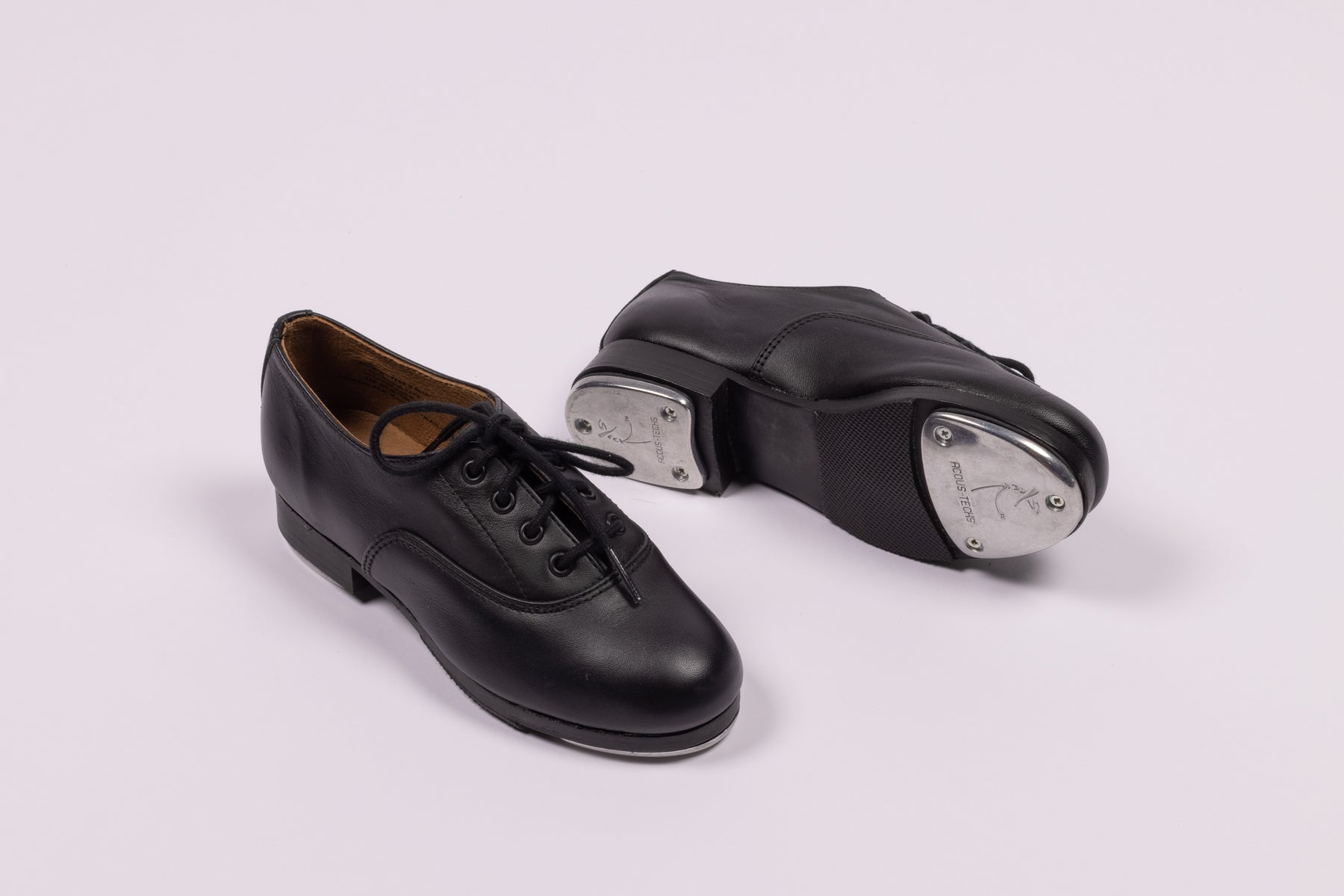 Slick Oxford Black Tap Shoes