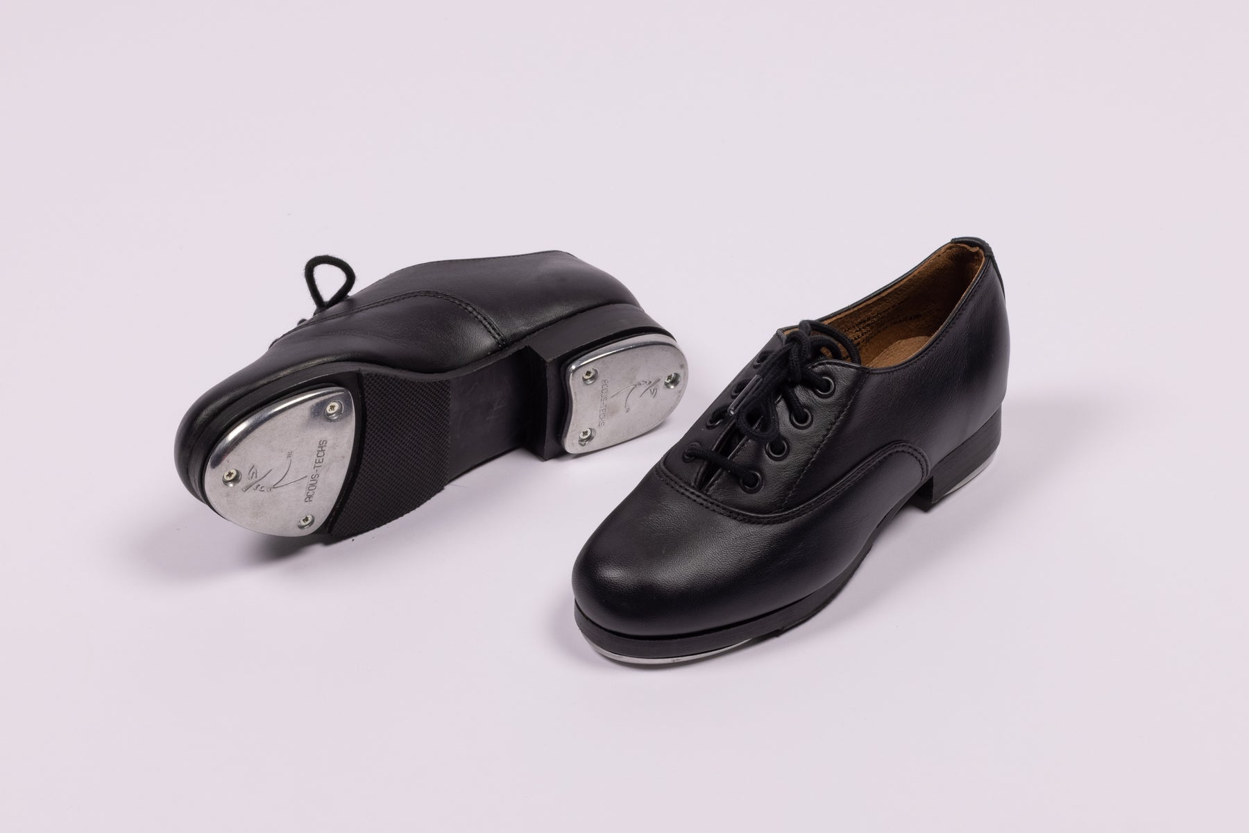 Slick Oxford Black Tap Shoes